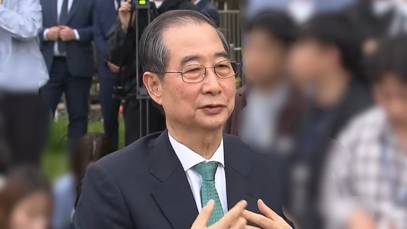 한덕수 후보. (SBS 캡처)