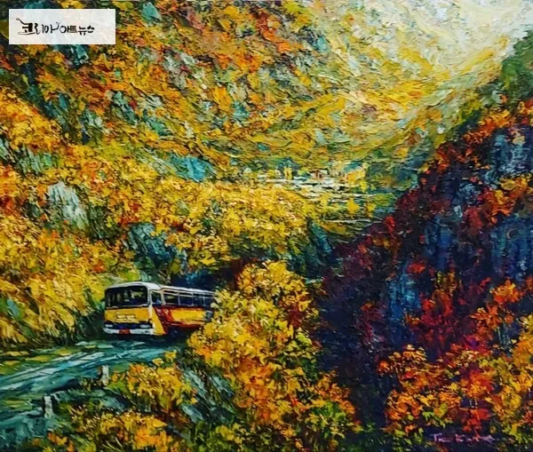 L3만추의 계절162.2x130.3cm Oil on Canvas of Knife / 작가 제공