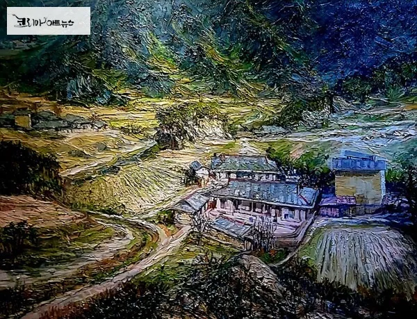 L5봉화 가는길162.2x130.3cm Oil on Canvas of Knife / 작가 제공