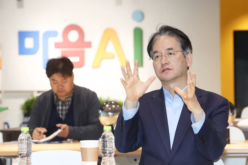 ▲ 마음AI 스타트 기업을 방문한 이동환 고양특례시장