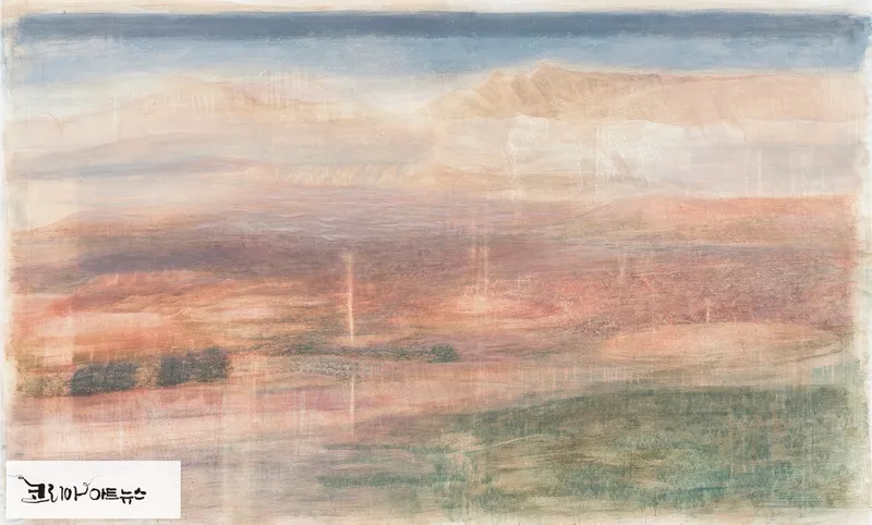 Dust, Sunny Kim, Acrylic on Canvas, 127 x 203 cm, 2023