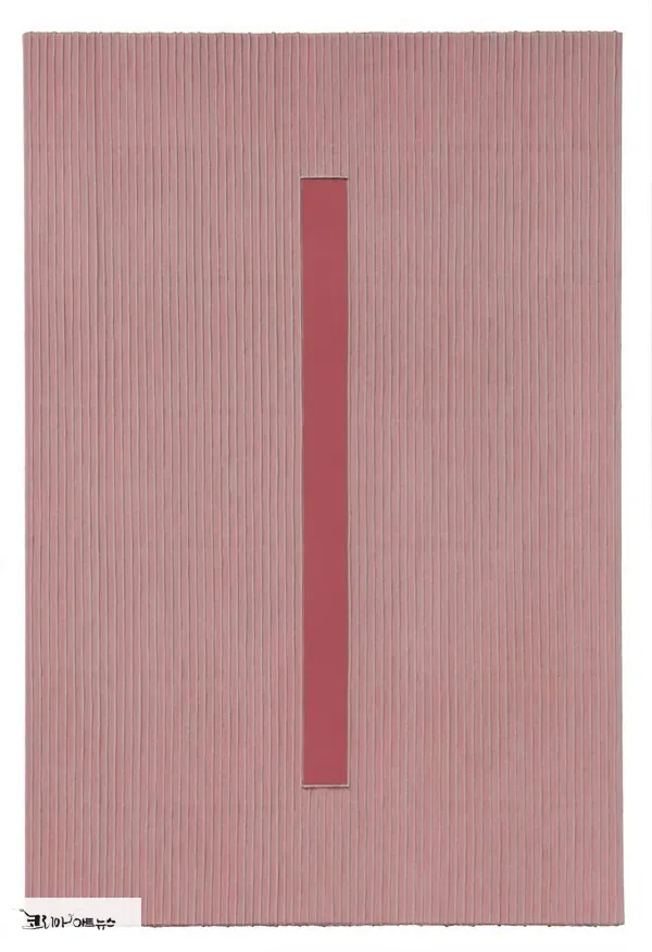 [ACF] 박서보, Écriture (描法), 2007. Mixed media with Korean paper on canvas, 200×131cm. ⓒ 박서보, GALLTHE’S, ART CHOSUN SPACE