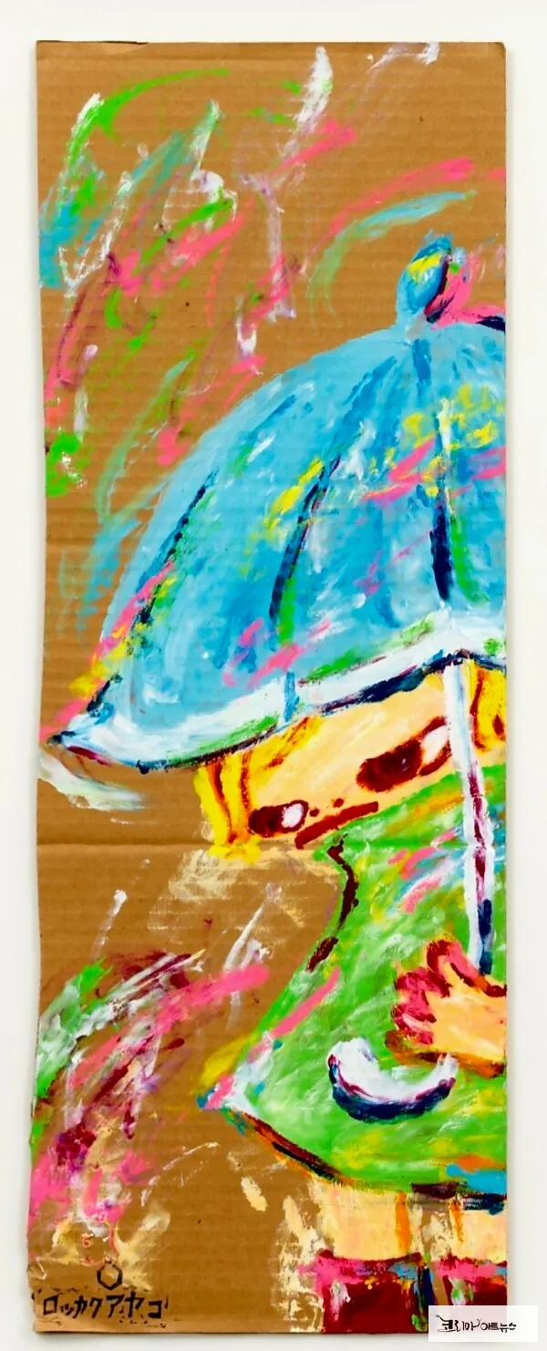[ACF] 아야코 록카쿠, Untitled, 2008. Acrylic on cardboard, 73.4×27.2cm. ⓒ 아야코 록카쿠, GALLTHE’S, ART CHOSUN SPACE