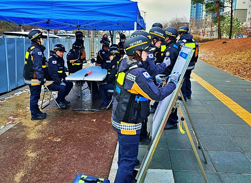 ▲ 일산소방서, 긴급구조통제단 불시가동 훈련 실시