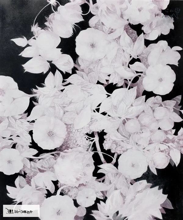초대작가 하정민_한밤의 꿈, 20호, mixed media,2022 / 작가 제공