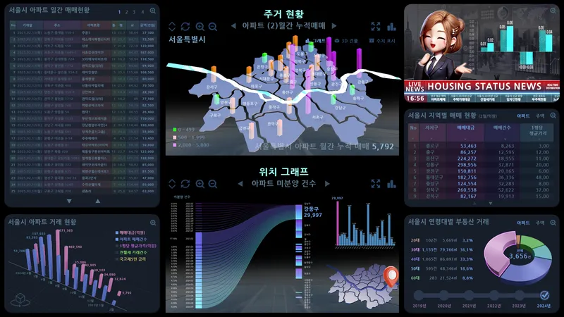 ▲ 생성형 AI 뉴스, 데이터 시각화 솔루션, 데이터 AI 에이전트 맞춤형 정보 제공