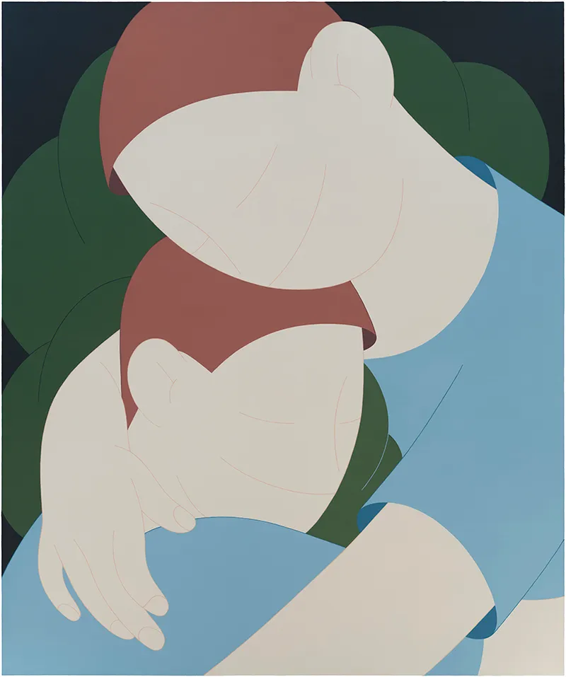 변웅필 Byen Ung Pil SOMEONE 2022 Oil on canvas 180 x 150cm / 갤러리조은 제공