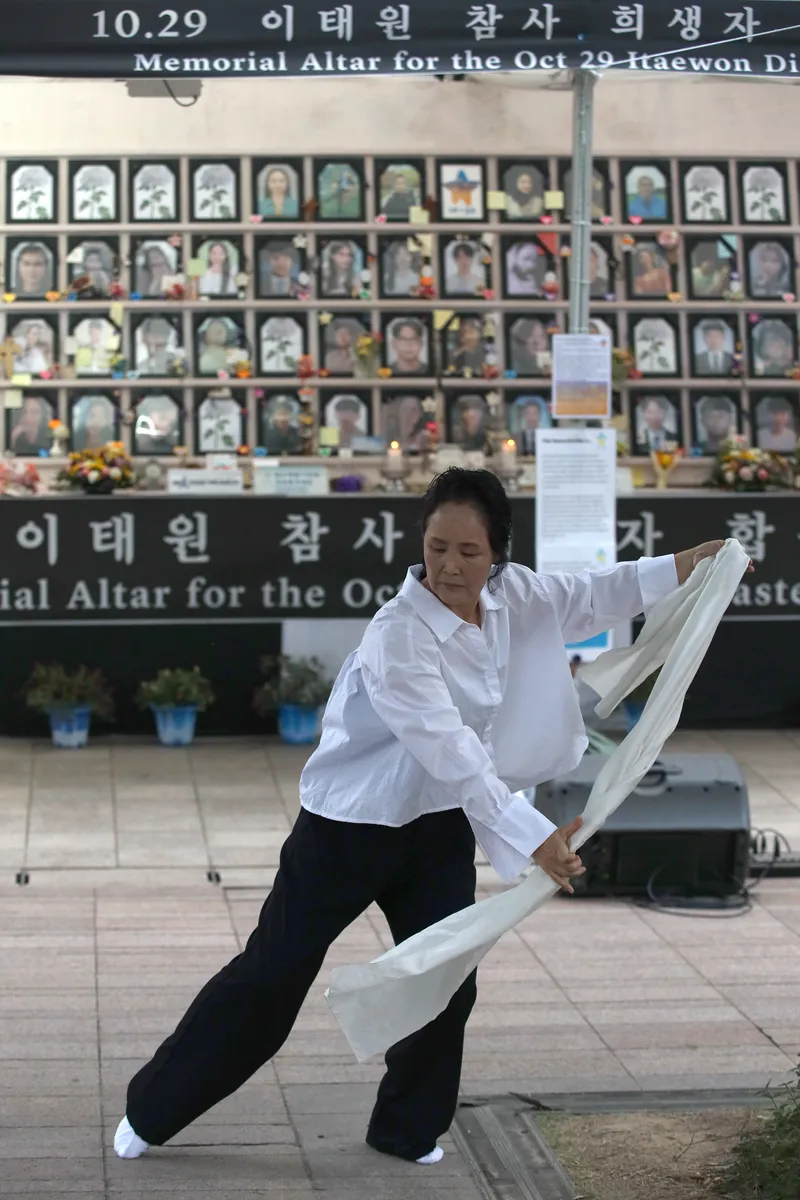 장순향 - 이태원 참사 추모 위령제에서