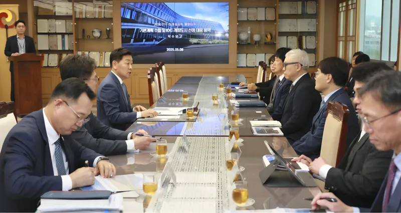 ▲ 도는 이날 도청에서 ‘전주 하계올림픽 패럴림픽 기본계획 수립 및 IOC 개최도시 선정 대응 용역’ 착수보고회를 열었다. 사진=전북특별자치도