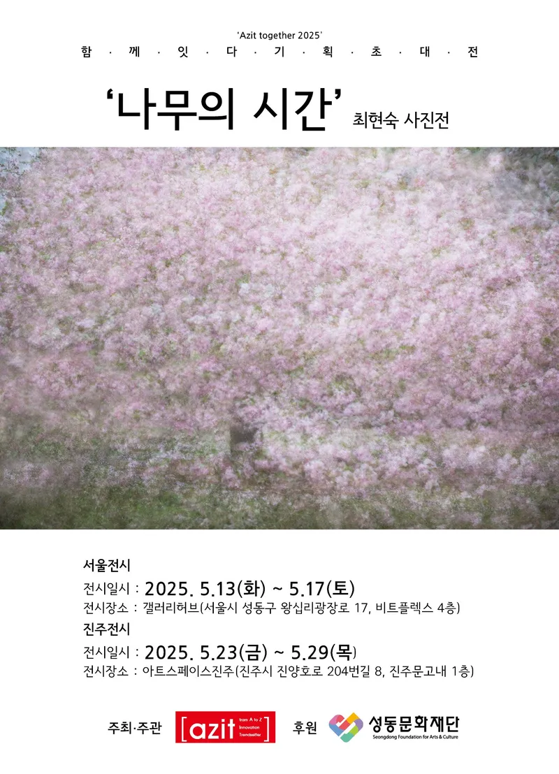 '나무의 시간' 전시 포스터