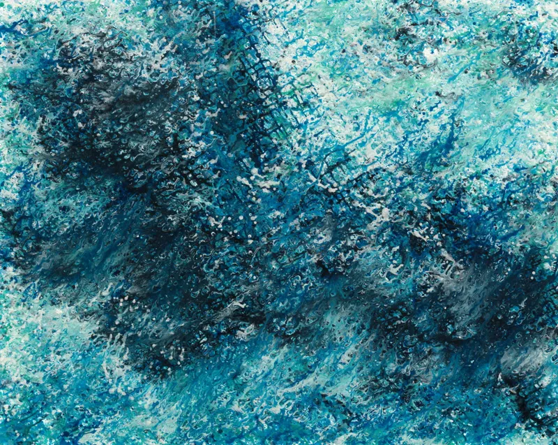 김정미.구속사, 130.3 162.2 cm, 캔버스에 안료와 미디움, 2024. / 작가 제공