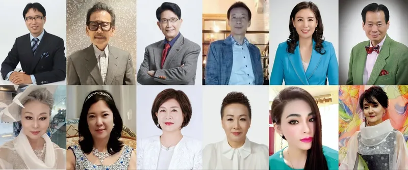 (윗줄부터) 안병천 (재)국제모델협회 이사장, 박우상 영화감독, 최성덕 아이본병원 원장, 이종희 (사)한국힙합문화교류협회 상임부회장, 김종례 송곡대 겸임교수, 서재균 국제생명살림연합 회장, 현윤지 시니어톱모델, 서혜정 (주)원코리아미디어영화사 부회장, 김정민 김정민드레스 대표원장, 장보경 유엔스킨케어샵 원장, 김민주(베트남 뷰티모델대표), 박구보 모델강사/조연출