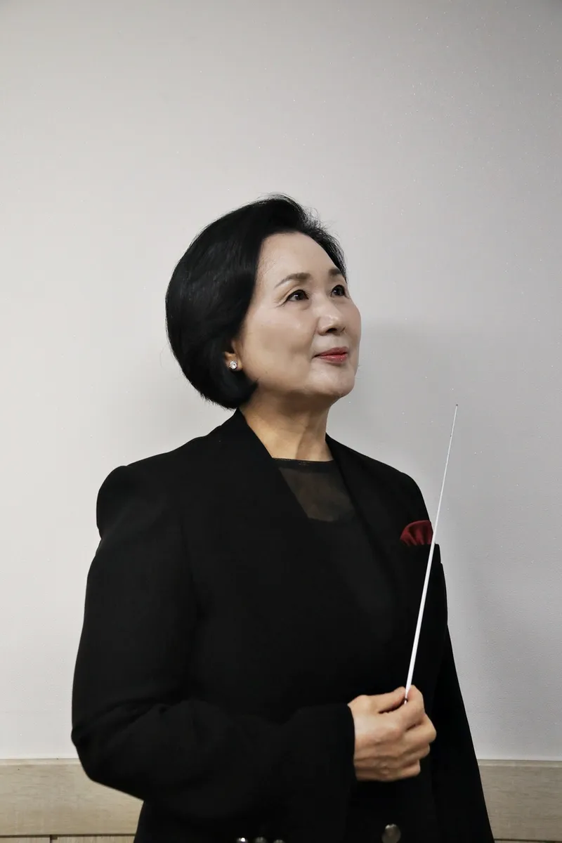 김경희 예술감독 겸 상임지휘자 사진: 조정현기자