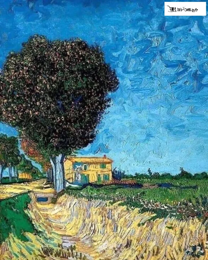 ▲ 빈센트 반 고흐의 "A Lane Near Arles" 1888