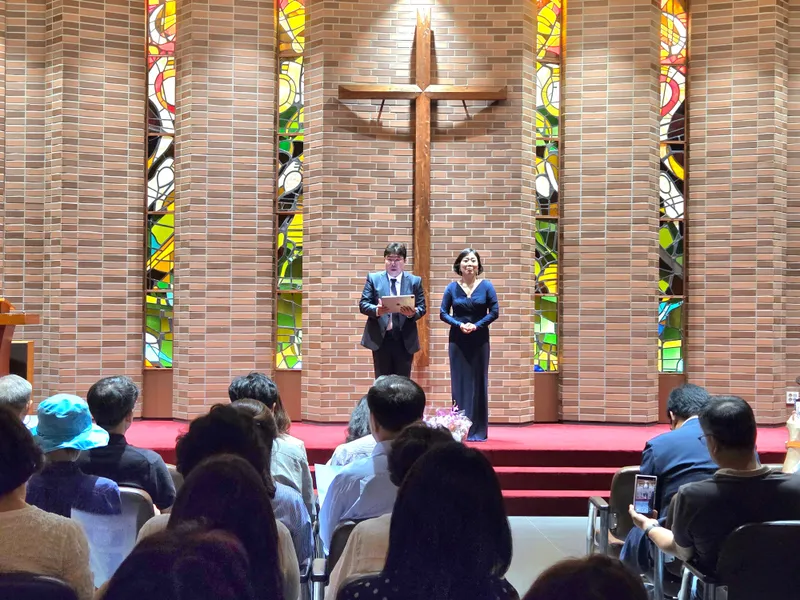 소프라노 한희정 바리톤 안장훈의 공연. [사진 : 이청강 기자]