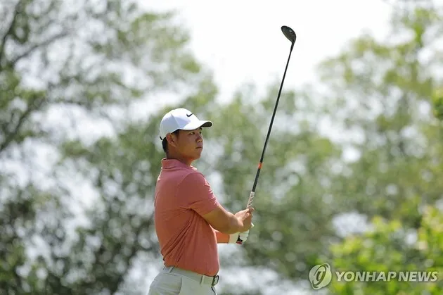 “3언더파 반등”…김주형, 머틀비치 클래식 컷 통과→주말 승부 예고 / 연합뉴스