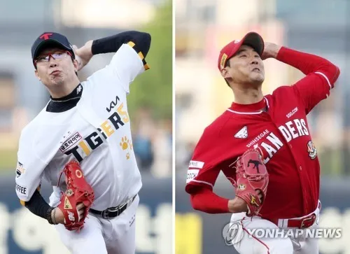 “9번째 압도적 맞대결 예고”…김광현·양현종, 더블헤더 변수→에이스 대결 성사 주목 / 연합뉴스