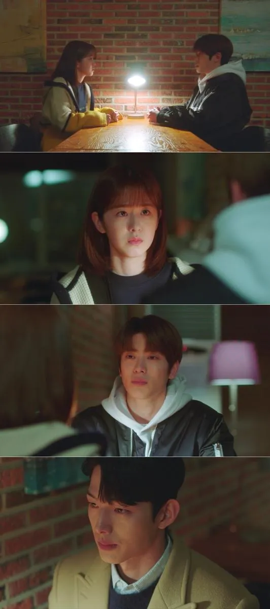 “흔들리는 눈빛”…박혜수·정재현·이정식, ‘디어엠’ 한밤중 재회→사랑 삼각 구도 심화 / KBS Joy