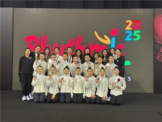 “최다 5개 메달 쾌거”…한국 리듬체조, 아시아선수권 역대 최고 성과→세계선수권 청신호 / 연합뉴스