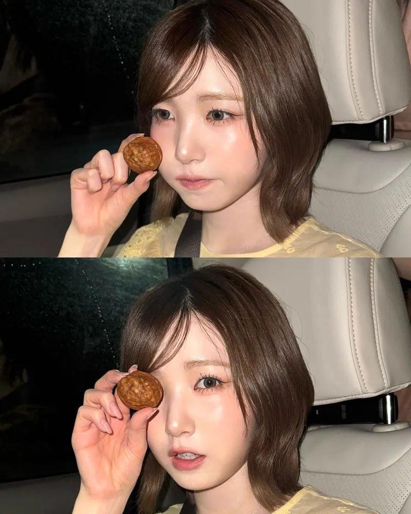 “호두땅콩아몬드피칸피스타치오”…히토미, 달콤한 순간→맑은 눈빛 속 여운 / 걸그룹 세이마이네임 히토미 인스타그램