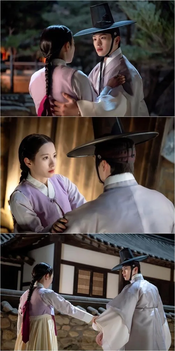 귀궁 허리 허그 포착…육성재·김지연, 경귀석 봉인 돌파→로맨스 본격 점화 / SBS