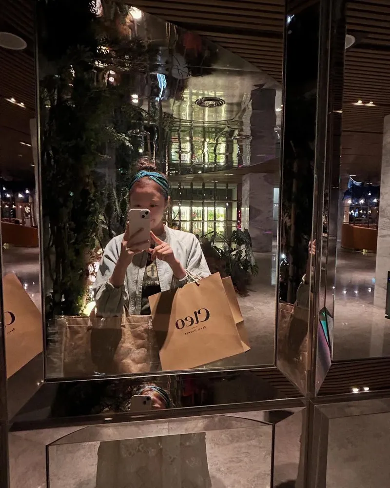 “소원을 담았죠”…수빈, 반짝이는 밤 산책→따스함 가득 셀카 / 걸그룹 우주소녀 수빈 인스타그램