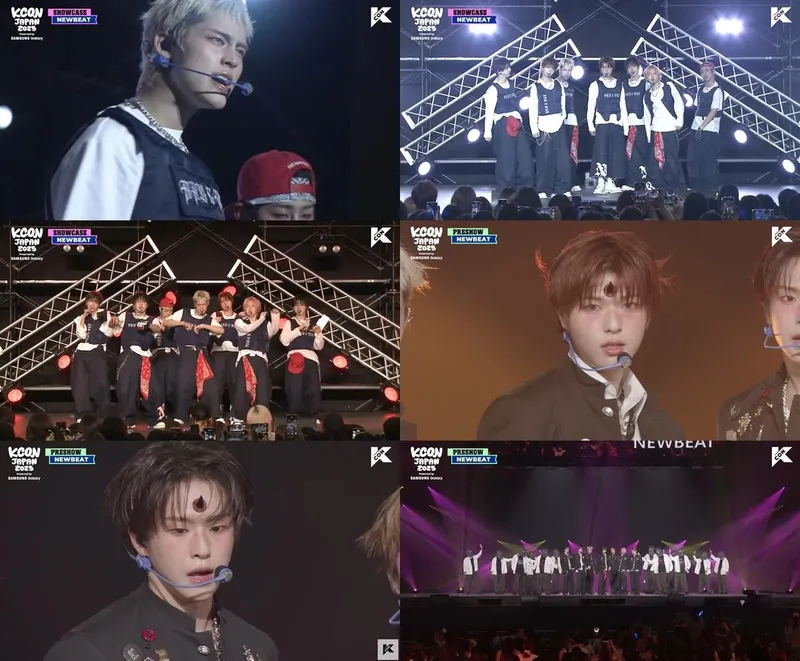“5세대 슈퍼루키”…뉴비트, ‘KCON JAPAN 2025’ 무대 장악→팬심 사로잡아 / 비트인터렉티브