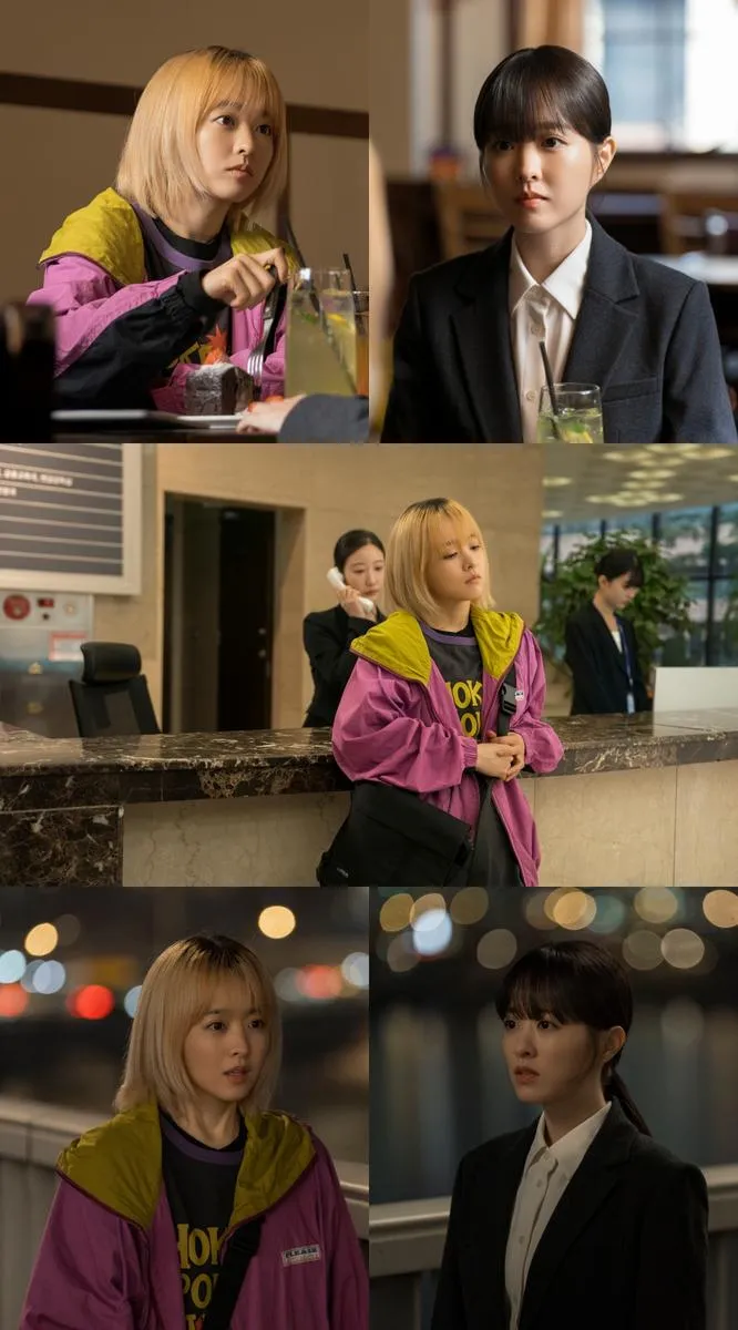 “쌍둥이의 낯선 거리”…박보영, ‘미지의 서울’ 두 얼굴 만남→긴장 휘감다 / tvN