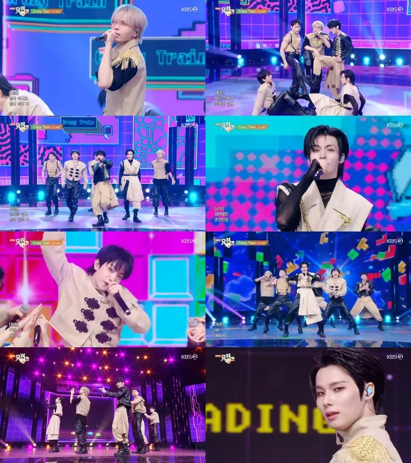 “폭발적 무대 장악”…엘라스트(E’LAST), ‘CRAZY TRAIN’ 퍼포먼스→‘뮤직뱅크’ 홀렸다 / KBS 2TV '뮤직뱅크'