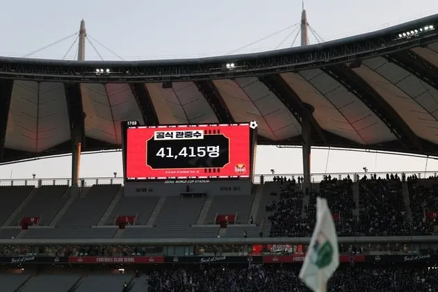 “91경기 만에 100만 돌파”…K리그1, 두 시즌 연속 신기록→흥행 질주 / 연합뉴스