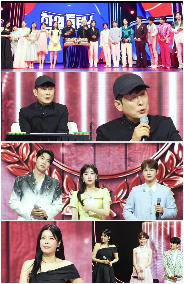 “1등들의 정면 승부”…손태진·전유진·박서진, ‘한일톱텐쇼’ 극한 대결→윤명선 칭찬 쟁탈전 / 크레아 스튜디오