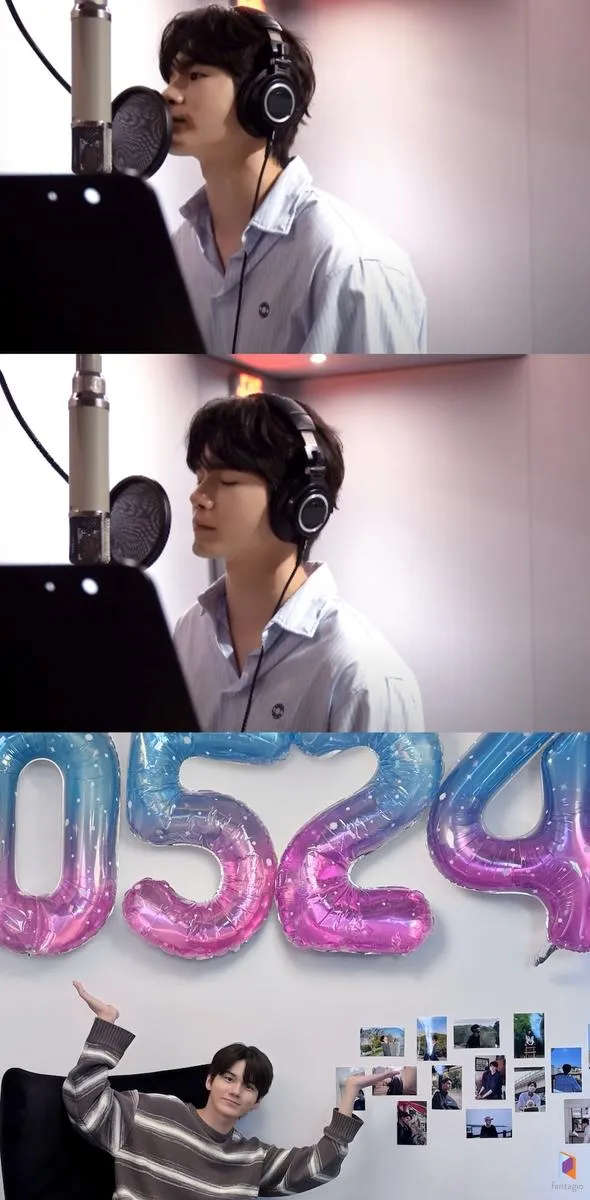 “등대가 되고파”…옹성우, ‘위로’ 팬클럽 생일 역조공→깊은 진심 전해 / 판타지오
