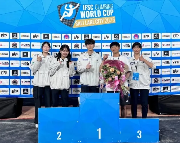 “0.1점 차 동메달”…이도현, 스포츠클라이밍 월드컵 5차전→2번째 메달 획득 / 연합뉴스