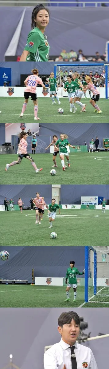 “한 골 넣으면 두 골”…‘골때녀’ 심으뜸, 사오리와 에이스 맞대결→발목 더비의 불꽃 승부 / SBS