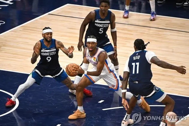“40점 폭발”…길저스알렉산더, 미네소타전 활약→오클라호마시티 챔프전 눈앞 / 연합뉴스