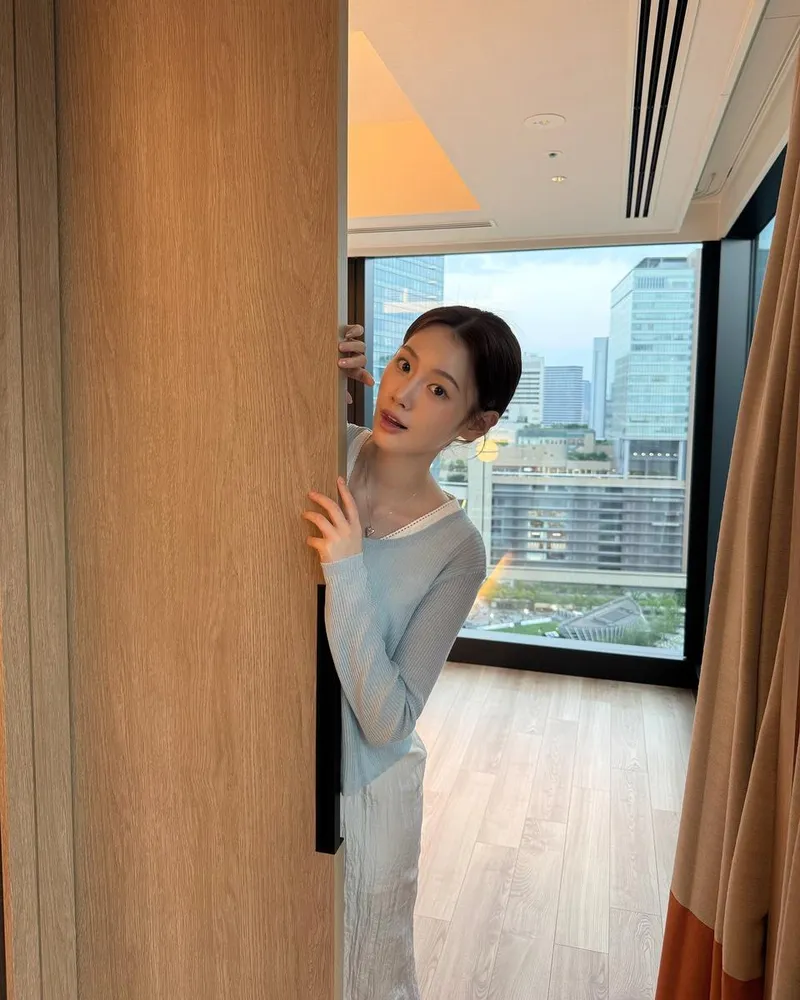 “넘넘 편안하게 잘 쉬고 온 숙소”…이유정, 오사카 초여름→호텔에서 느낀 여유 / 환승연애3 출연자 모델 이유정 인스타그램