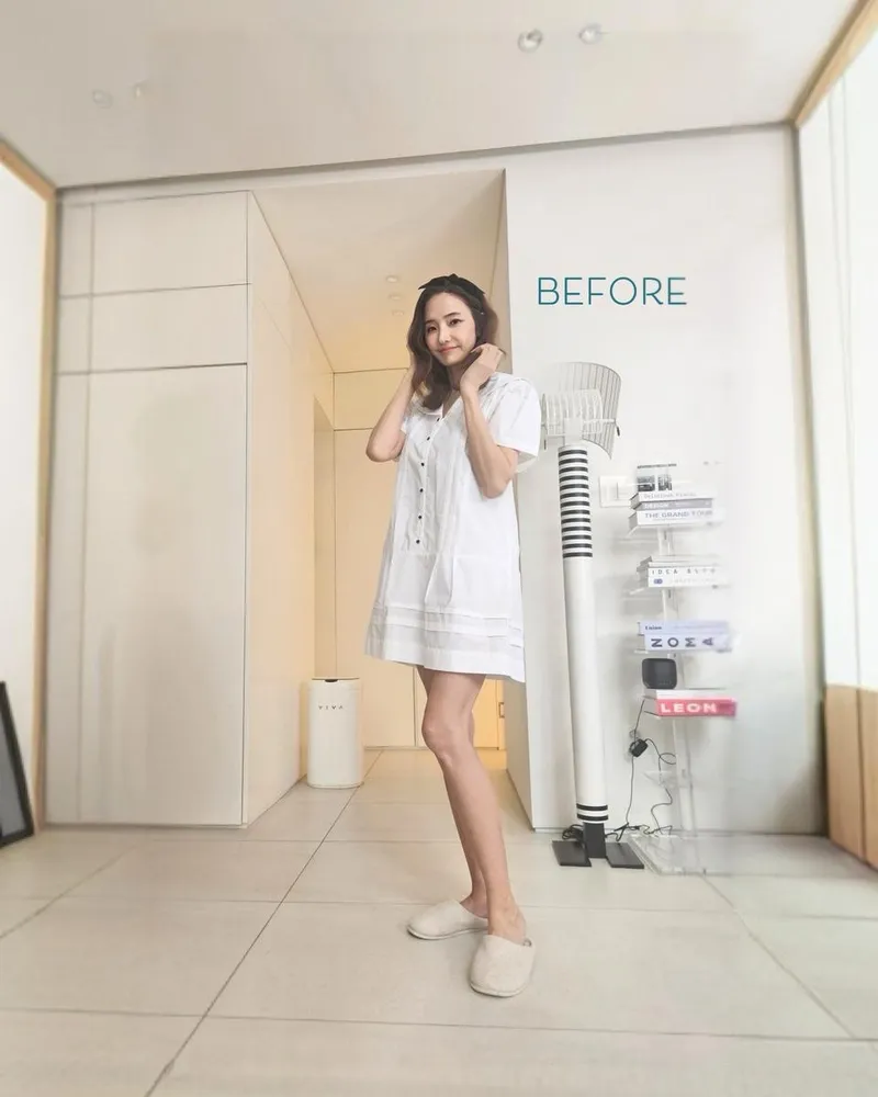“Before & After”…한채영, 청초한 미소→일상 속 여유로움 / 배우 한채영 인스타그램