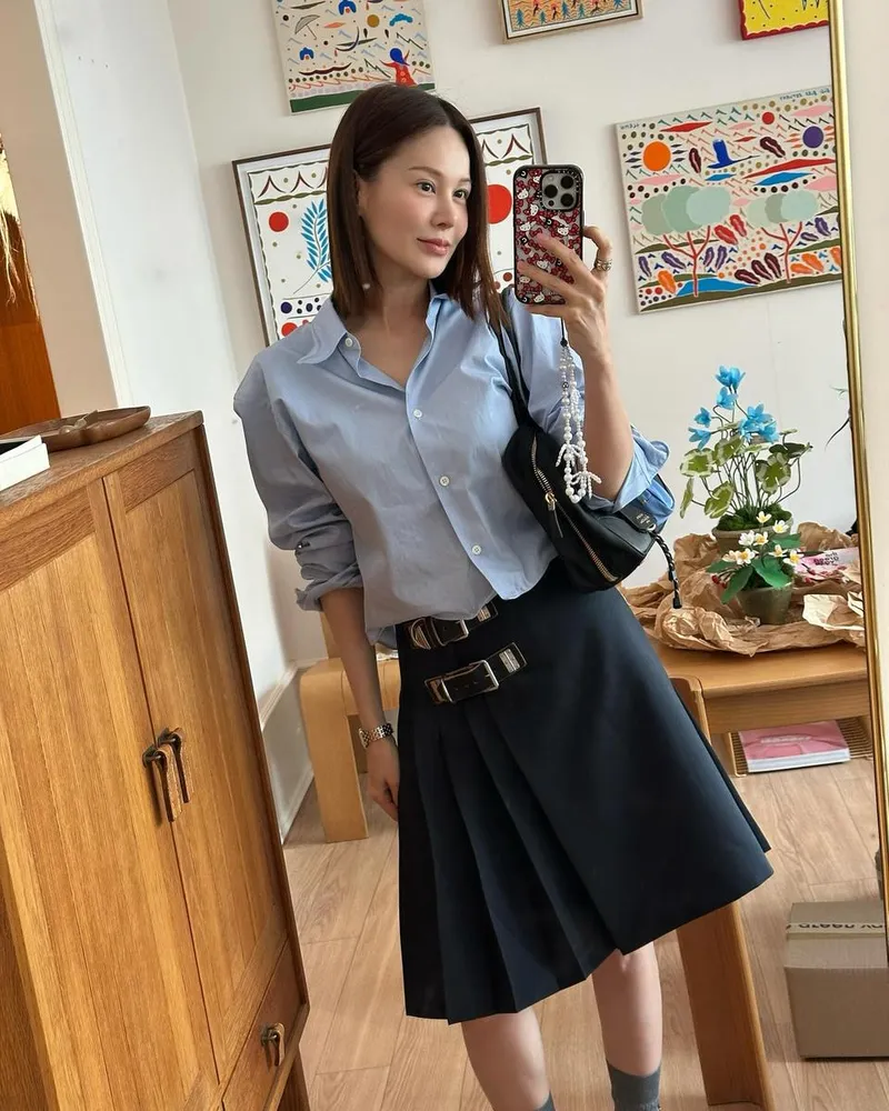 “사진첩 속 시간 여행”…아이비, 담담한 눈빛→초여름의 기분 전환 / 가수 아이비 인스타그램