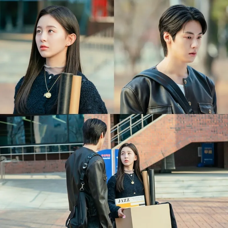 “짐 든 봄·달려온 태양”…‘사계의 봄’ 박지후·이승협, 초심각 투샷→청춘의 위기 고조 / FNC스토리