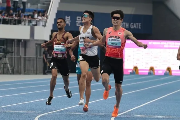 “30년 만에 은메달”…이재웅, 아시아육상 남자 1,500m 2위→한국 첫 메달 / 연합뉴스