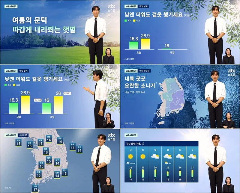 “뉴스룸 무대 위 색다른 등장”…이상이, ‘굿보이’ 기상 캐스터 변신→현장 술렁 / JTBC