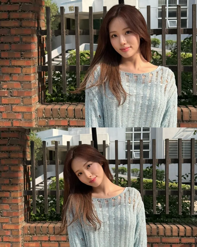 “아직은 맑았던 오후”…박지원, 봄 끝자락→청초한 미소로 전율 / 걸그룹 프로미스나인 박지원 인스타그램