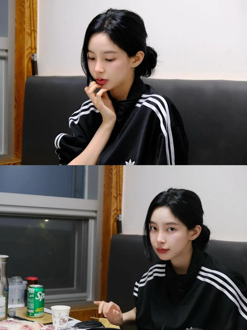 “냉면이왔움”…신수현, 무심한 저녁 속 눈빛→청순한 설렘 / 배우 신수현 인스타그램