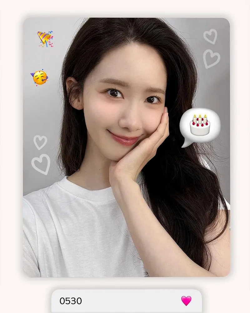 “분홍빛 하루의 기록”…임윤아, 생일의 설렘→화사한 미소로 물들다 / 소녀시대 임윤아 인스타그램