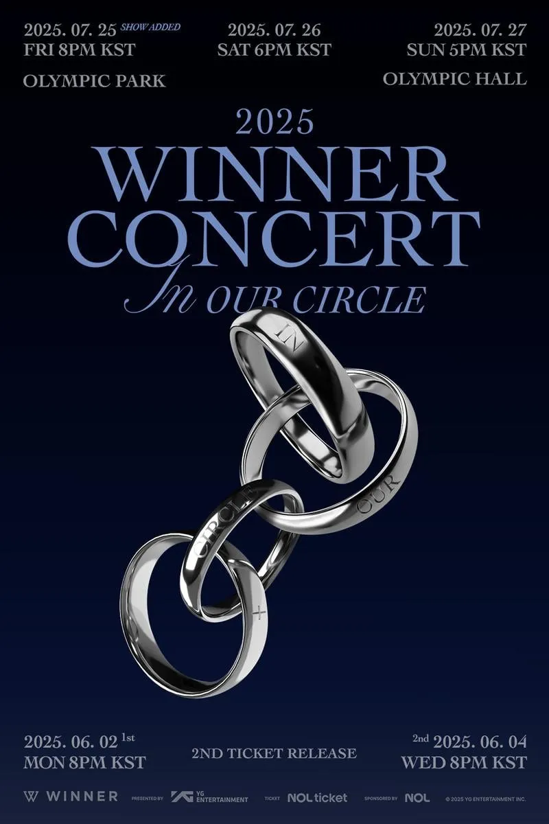 “뜨거운 환호에 추가 개막”…위너, ‘IN OUR CIRCLE’ 서울 콘서트→팬심 폭발 / YG엔터테인먼트