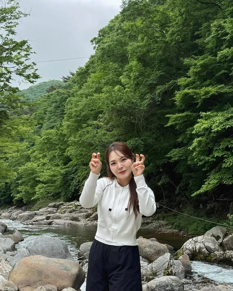 “좋았어요”…미스김, 행사 후 자연 속 힐링→청량미 가득 산책 / 가수 미스김 인스타그램