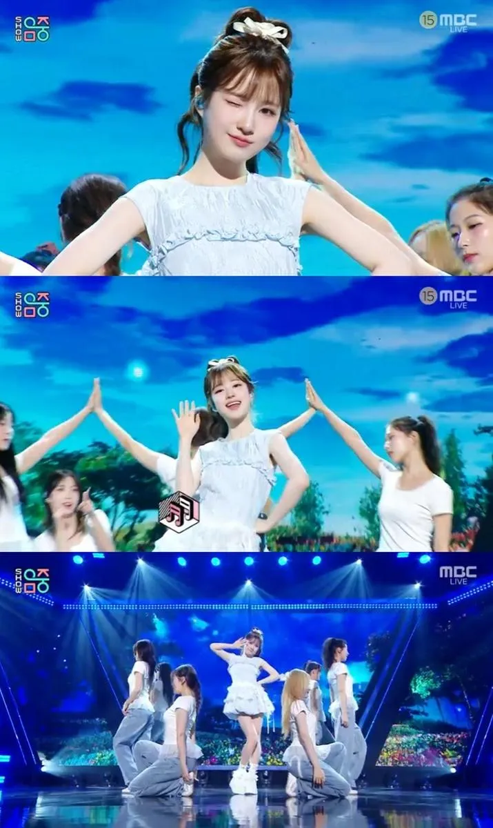 “상큼 소녀의 첫 무대”…수린, ‘음악중심’ 데뷔→청춘 감성 포착 / MBC