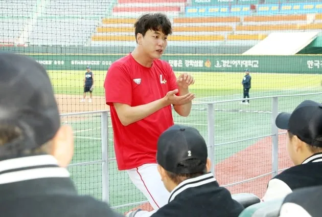 “1억원 유소년 야구 지원”…김광현, KK 드림업 프로젝트→미래 길잡이 선언 / 연합뉴스