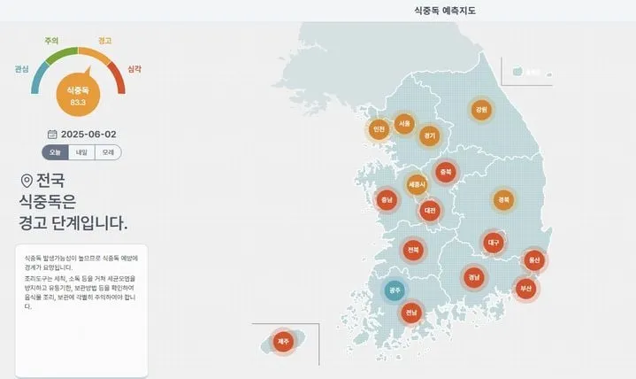 여름철 병원성대장균 리스크…식품의약품안전처, 식중독 경고 단계→위생관리 중요성 부각