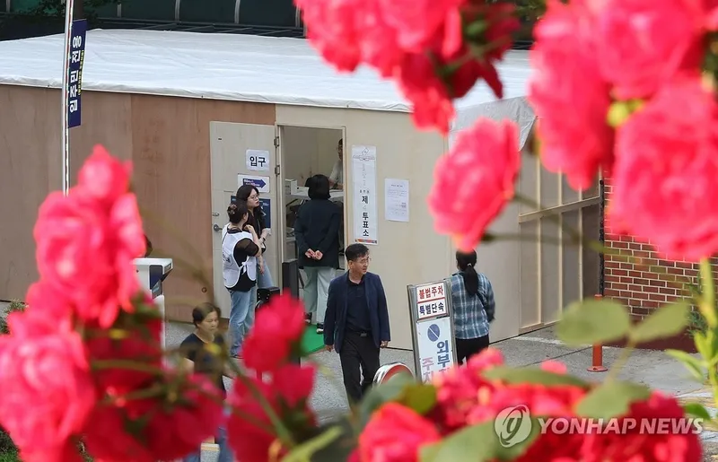 장미대선 투표소마다 삶이 스며든다